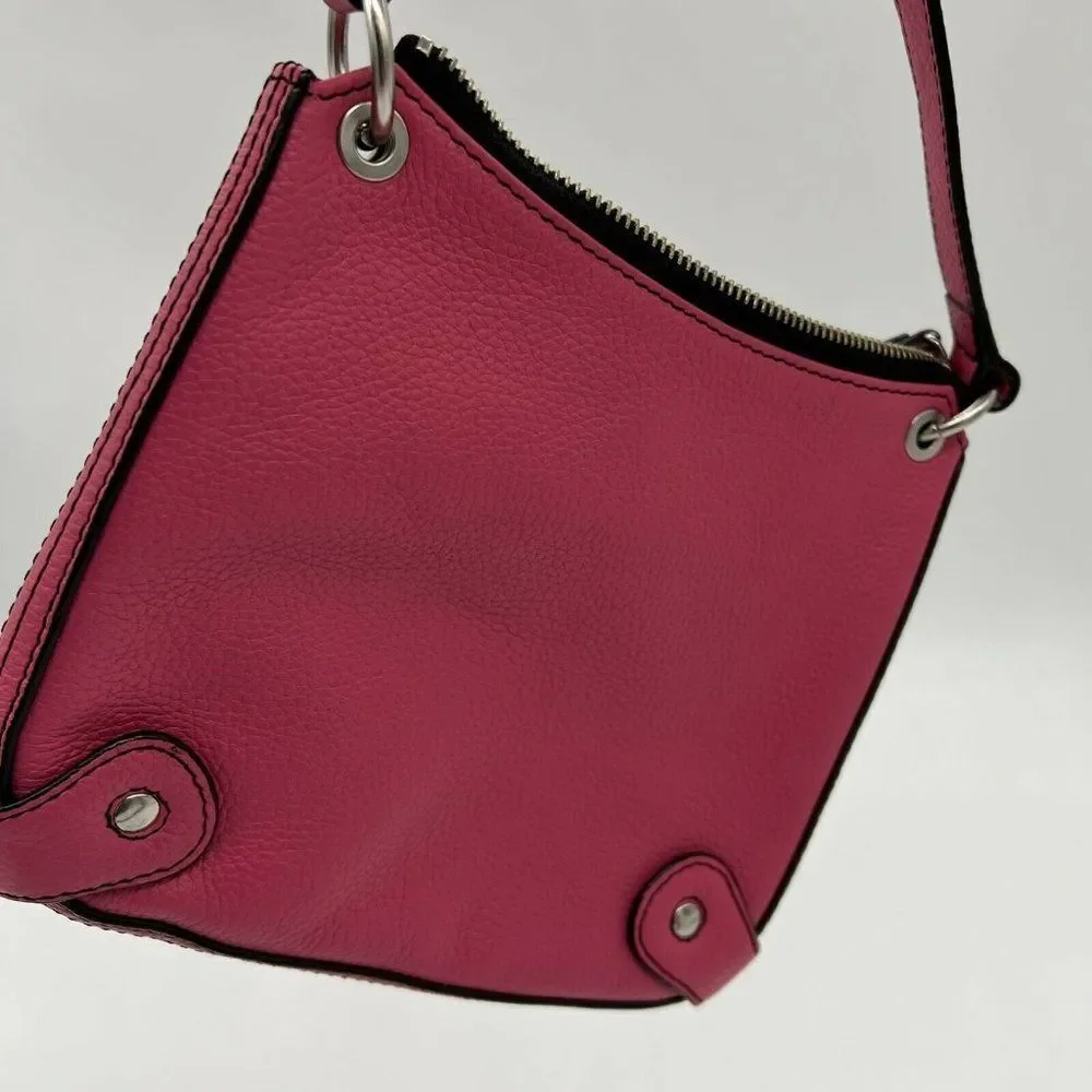 Danier Pink Leather crossbody women’s handbag